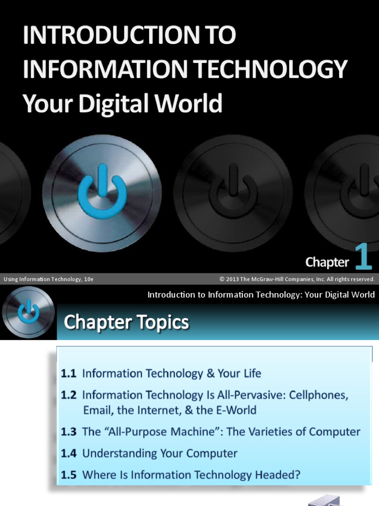 Ch01 - Part1 | PDF | Information Technology | Internet