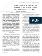 Vietnamese Tourist Attraction in Term of AgroTourism Development, A Case Study at Tra Que Village, Quang Nam Province, Viet Nam