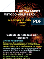 CALCULO METODO HOLMBERG