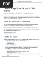 Unofficial Tips For CKA and CKAD Exams - Unofficialism