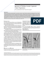 Laparoscopic Management of Median Arcuate Ligament Syndrome: Single Center Experience