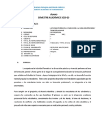 Sílabo Semestre Académico 2020-10: Universidad Privada Antenor Orrego