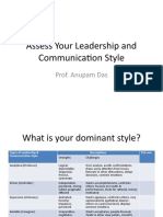 Assess Your Leadership and Communication Style