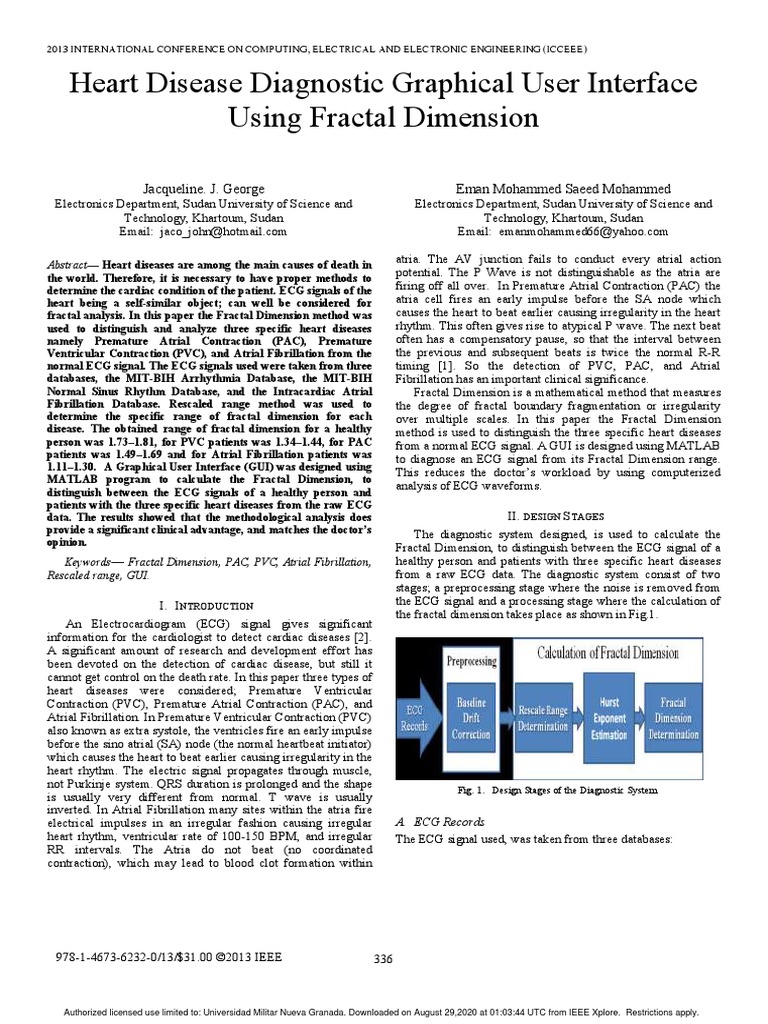 Heart Disease Doagnostic Graphical User Interface Using Fractal ...
