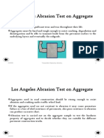 Los Angeles Abrasion Test On Aggregate: Theory