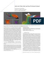 Anisotropic Elastoplasticity For Cloth, Knit and Hair Frictional Contact