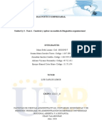 Unidad 1y 2 - Fase 4 - Costruir y Aplicar Un Modelo de Diagnòstico Organizacional - Grupo 102025 - 14....