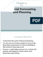 Financial Forecasting and Planning