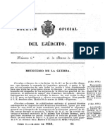 Boletín Oficial Del Ejército. 25-3-1848