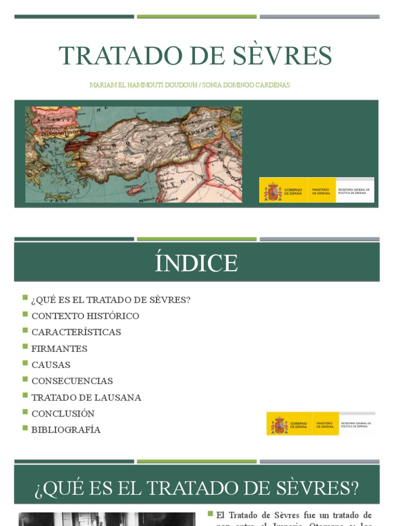 Tratado de Sèvres: Contexto y Consecuencias | PDF | imperio Otomano ...