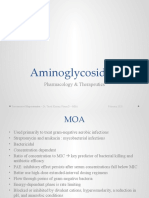 Aminoglycosides: Pharmacology & Therapeutics