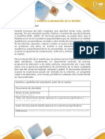 Formato para La Elaboración de La Reseña PDF