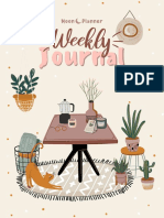 Weekly Jurnal Moon Planner PDF