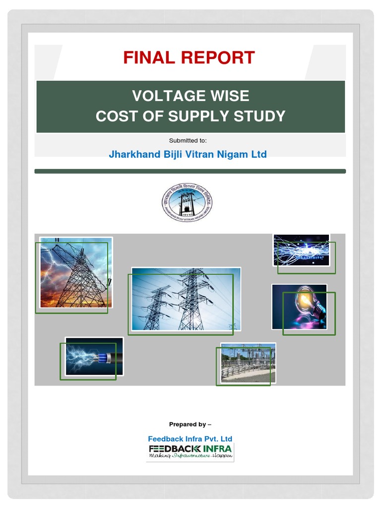 Estimating the Cost of Supply for Jharkhand Bijli Vitran Nigam Limited