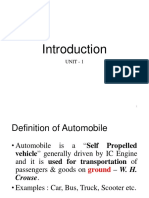 Automobile Introduction