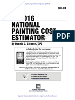 2016 National Painting Cost Estimator: Online Preview