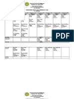 Saint Paul University Philippines: Junior High School Class Schedule (3 Cycle) S.Y. 2020-2021