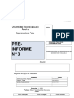 Pre-Informe #3: Universidad Tecnológica de Pereira