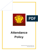 Attendance Policy 2017