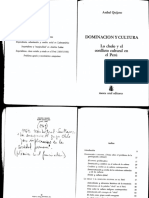  Dominación y Cultura. El Cholo y El Conflicto Cultural en El Perú [1980] - Anibal Quijano