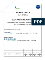 P3 - Ion Exchange - A2-Process Data Sheet of Reject Water Booster Pump