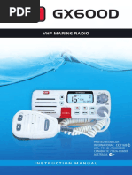 GME VHF gx600d - Manual