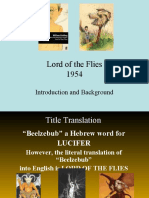 Lord of The Flies 1954: Introduction and Background