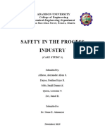 Safety in The Process Industry: Chemical Engineering Department