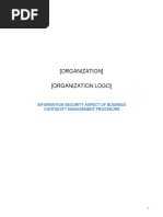 ISMS-DeS-L2 28 Information Security Aspects of Business Continuity Management Procedure