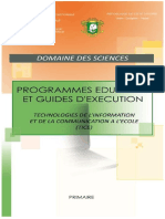 Programme TICE-PRIMAIRE-Novembre 2014