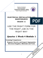 Quarter 1 Week 4 Module 1: Use The Right Form For The Right Job in The Right Way