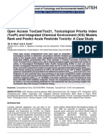 Open Access ToxCast/Tox21, Toxicological Priority Index (ToxPi) and Integrated Chemical Environment (ICE) Models Rank and Predict Acute Pesticide Toxicity: A Case Study