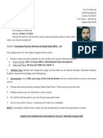 Print Call Letter PDF