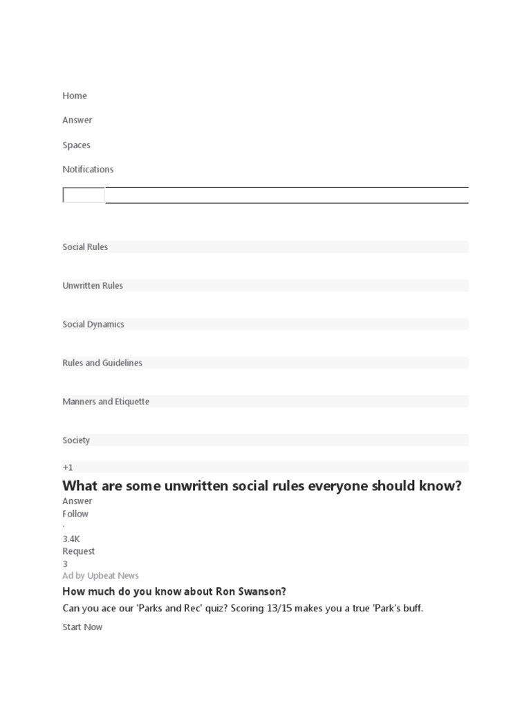 what-are-some-unwritten-social-rules-everyone-should-know-home-answer