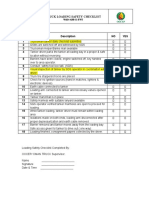 Truck Loading Checklist - Draft