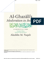 Aladdin Yaqub - Al-Ghazali's Moderation in Belief (2013) PDF