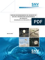 Analisis Sociodemografico Del Municipio de Sipe Sipe e Informacion Socioeconomica