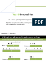 Yr9 Inequalities