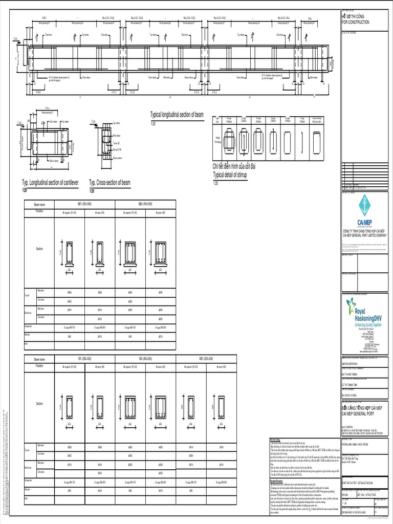 Typical Longitudinal Section of Beam | PDF | Building | Concrete