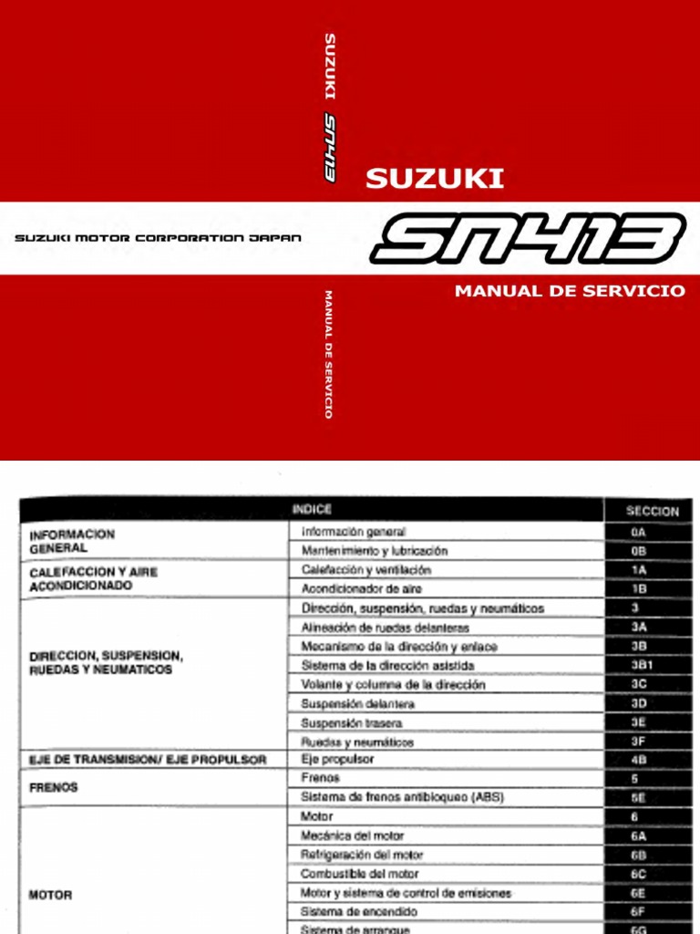 (SUZUKI) Manual de Propietario Suzuki Jimny PDF PDF