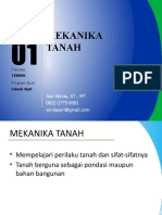 Modul 1 - Mekanika Tanah - Pengenalan Mekanika Tanah