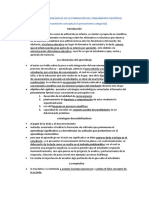 Estrategias Metodológicas en La Formación Del Pensamiento Científico