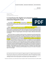 Caso Transformación Digital en Magazine Luiza - Vharvard 2018 PDF
