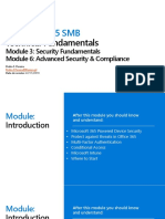 Microsoft 365 SMB Technical Fundamentals Module 3 & 6 Security Overview