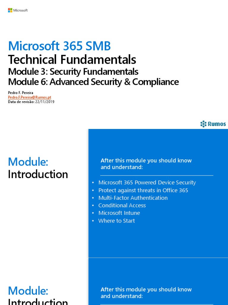 Microsoft 365 Security Essentials Guide | PDF | Office 365 | Password