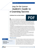 Strategy For The Learner:: A Student's Guide To E-Learning Success