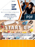 Failure of Startup Businesses Presentation at Afrolynk Meetup Accra