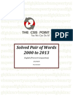 List of Important Pair of Words from CSS Past Papers.pdf