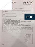 Theory Grade 1 - 11.2019