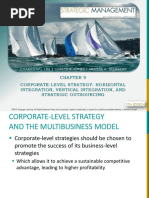 Corporate-Level Strategy: Horizontal Integration, Vertical Integration, and Strategic Outsourcing